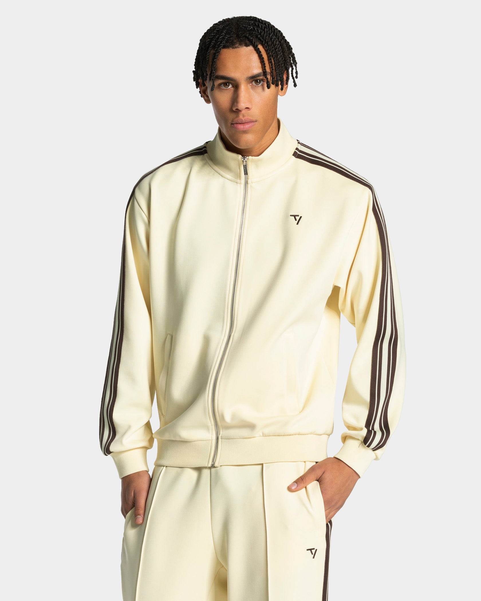 Club Zip Jacke "Butter Yellow"