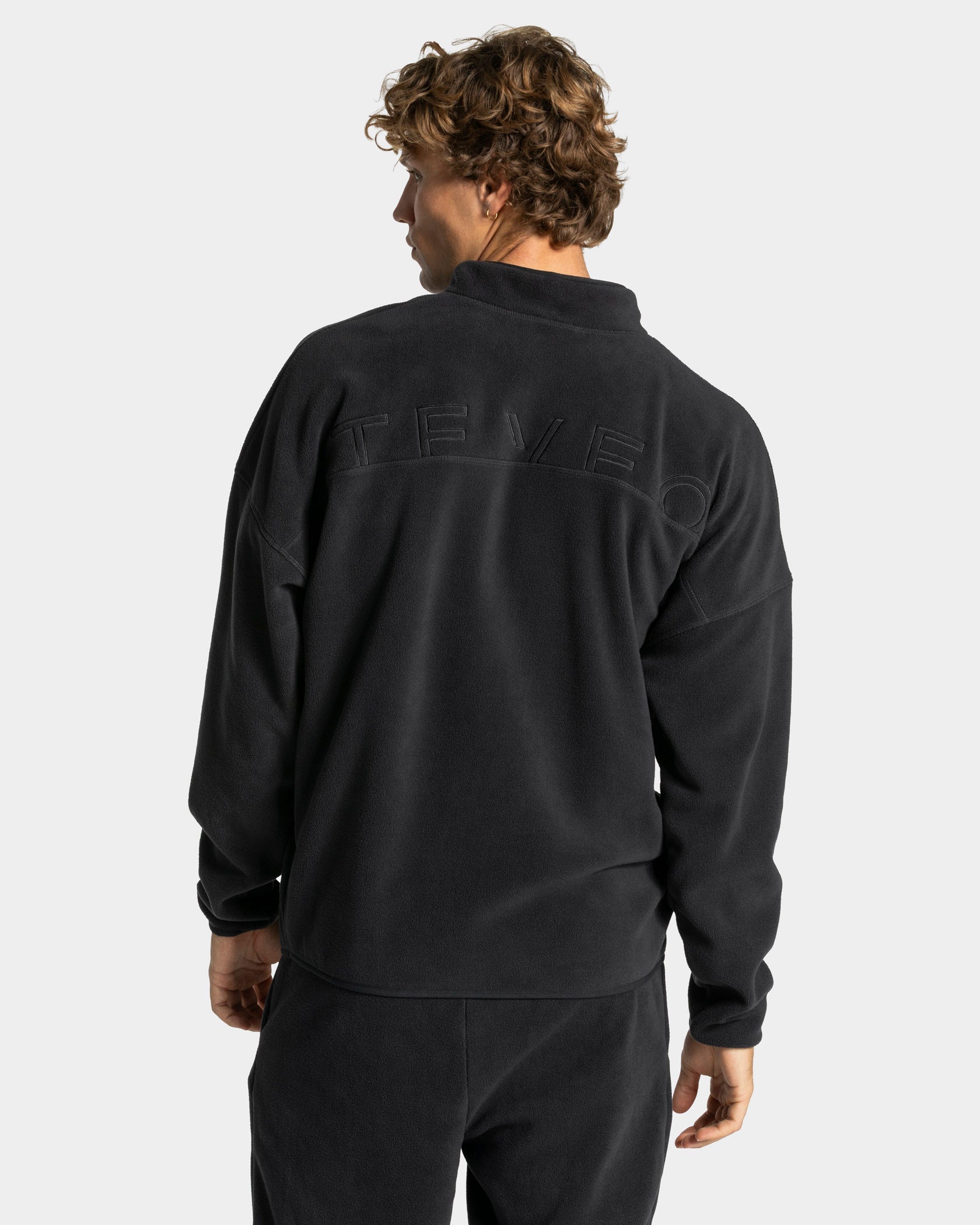 Fleece Half Zip Sweater "Anthrazit"