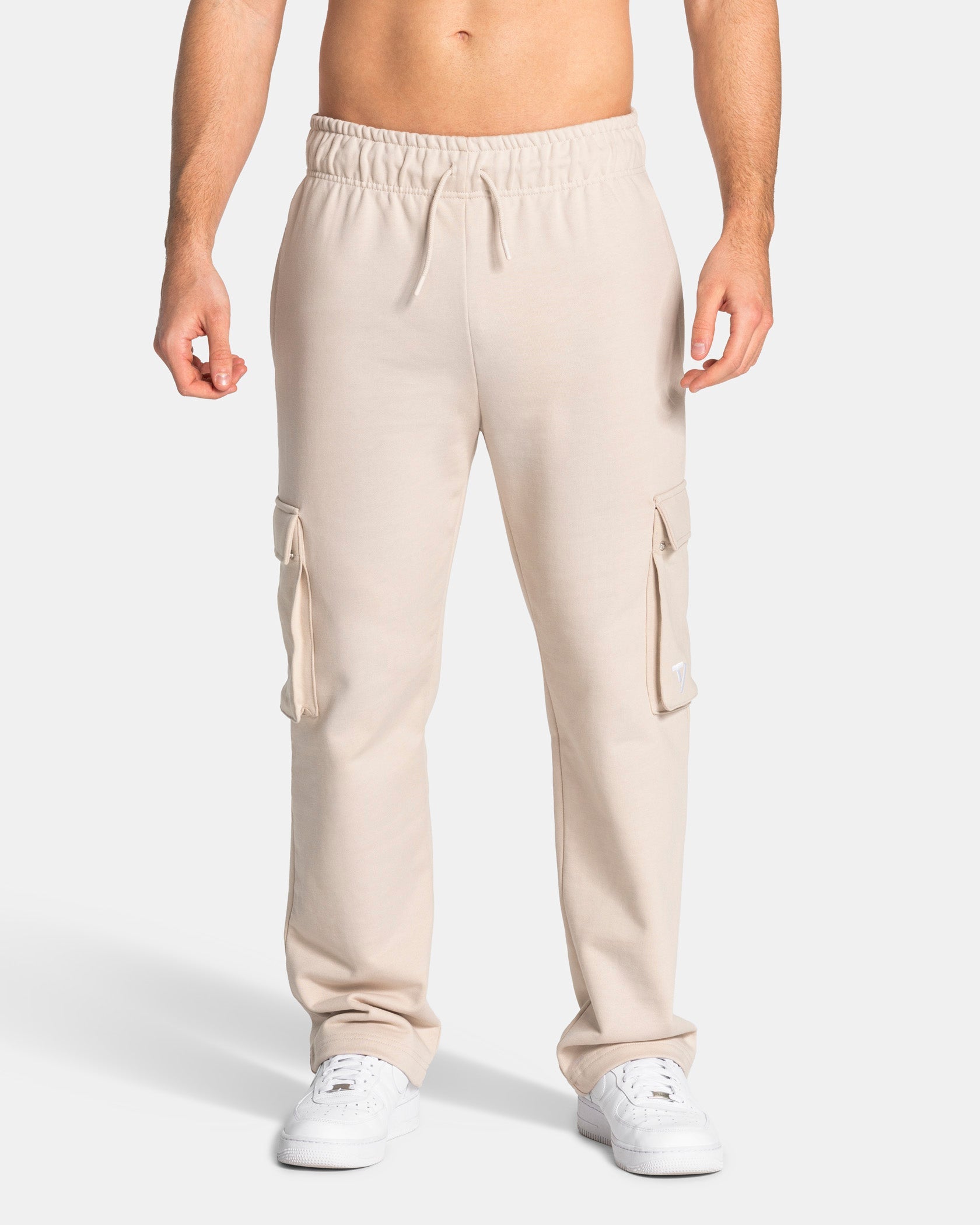 Lift Wide Leg Cargo Jogger "Cream"