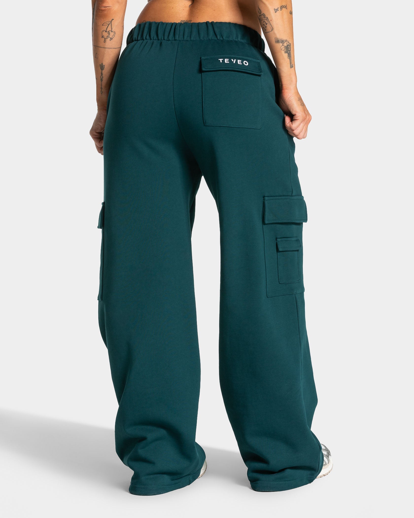 Lift Wide Leg Cargo Jogger "Teal"