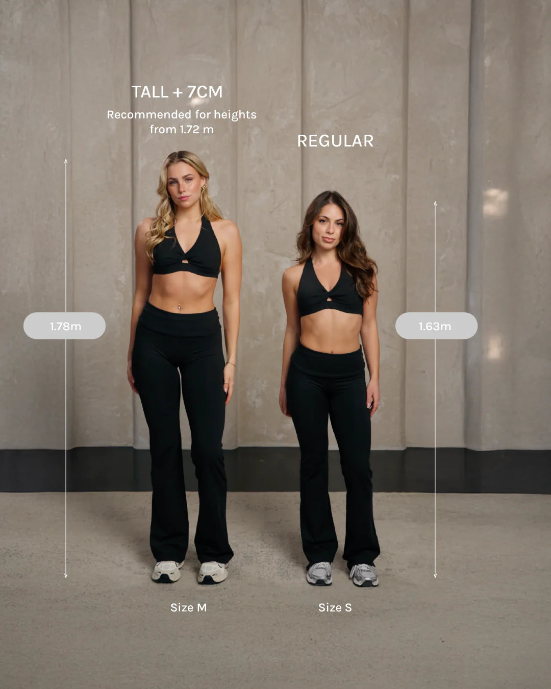 Mellow Fold Over Flared Leggings Regular "Weinrot"