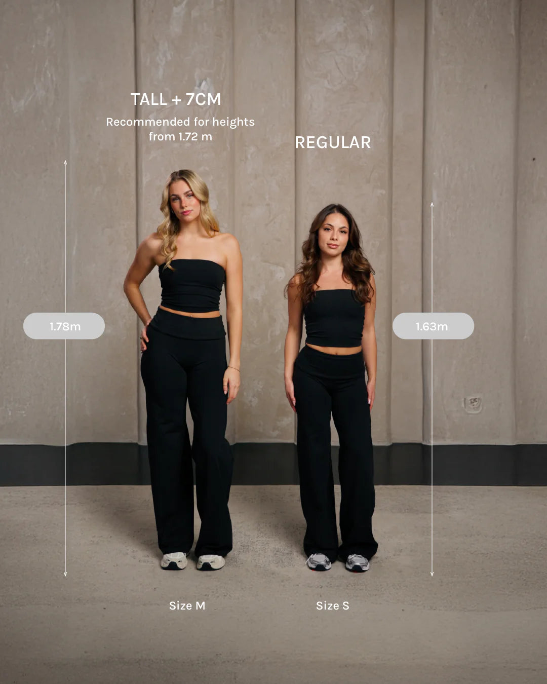 Mellow Fold Over Straight Leg Pants Regular "Pflaume"