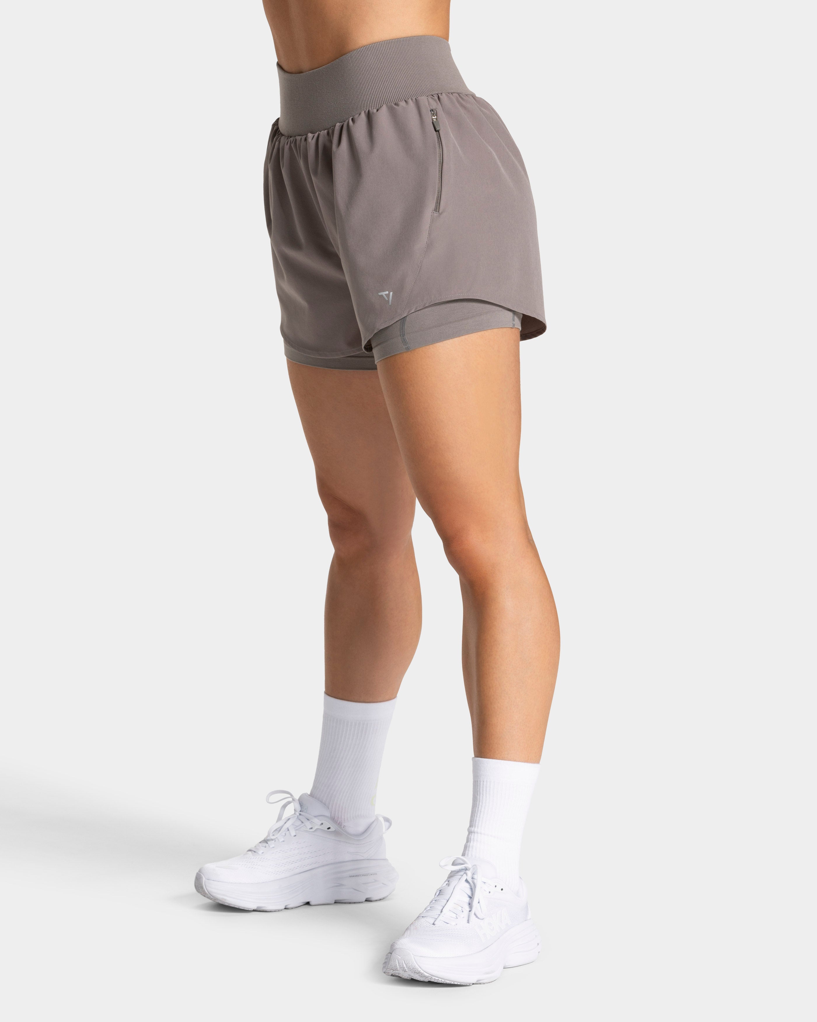 END Running 2in1 Shorts "Smoke"