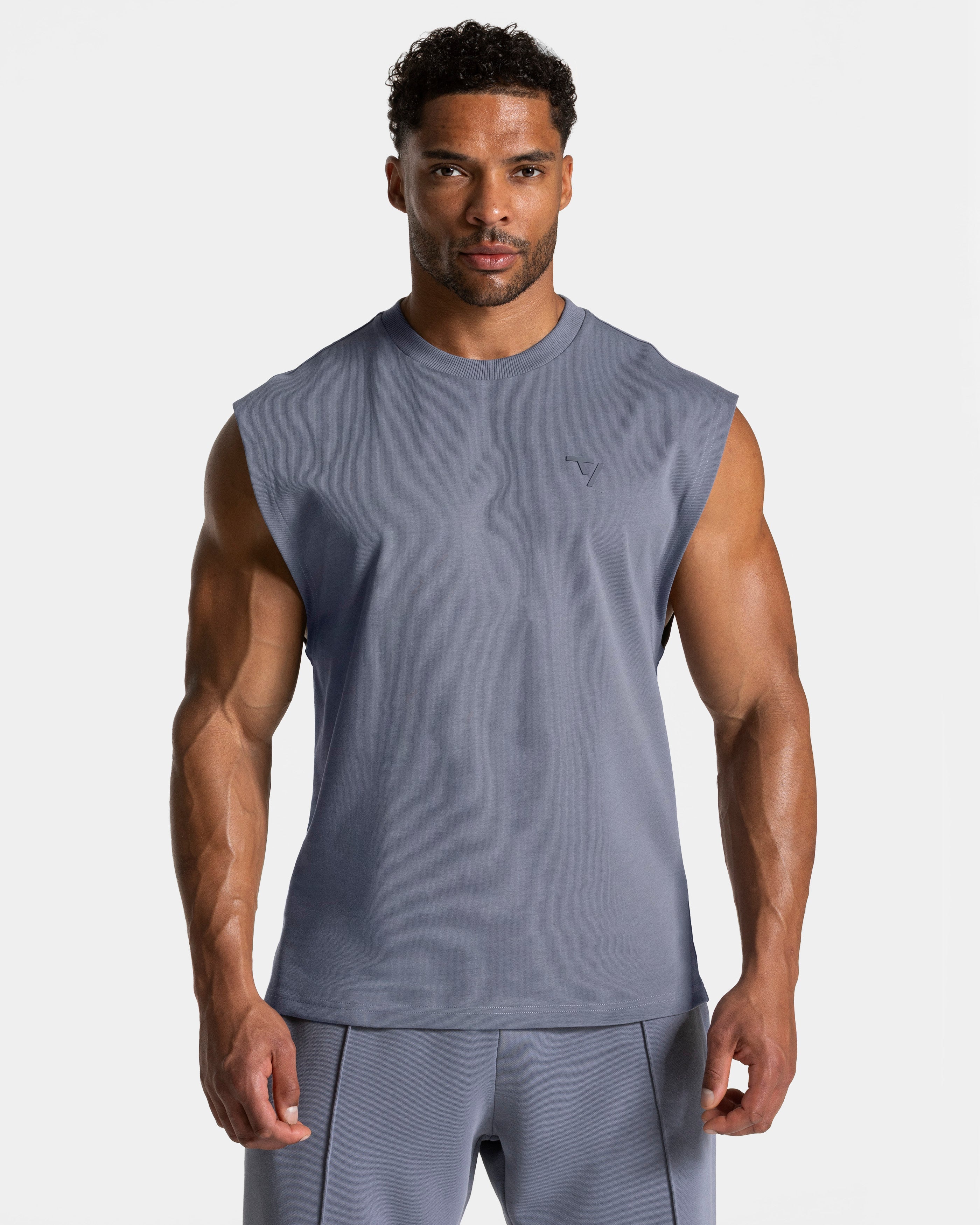 Contrastline Oversized Tank "Eisgrau"