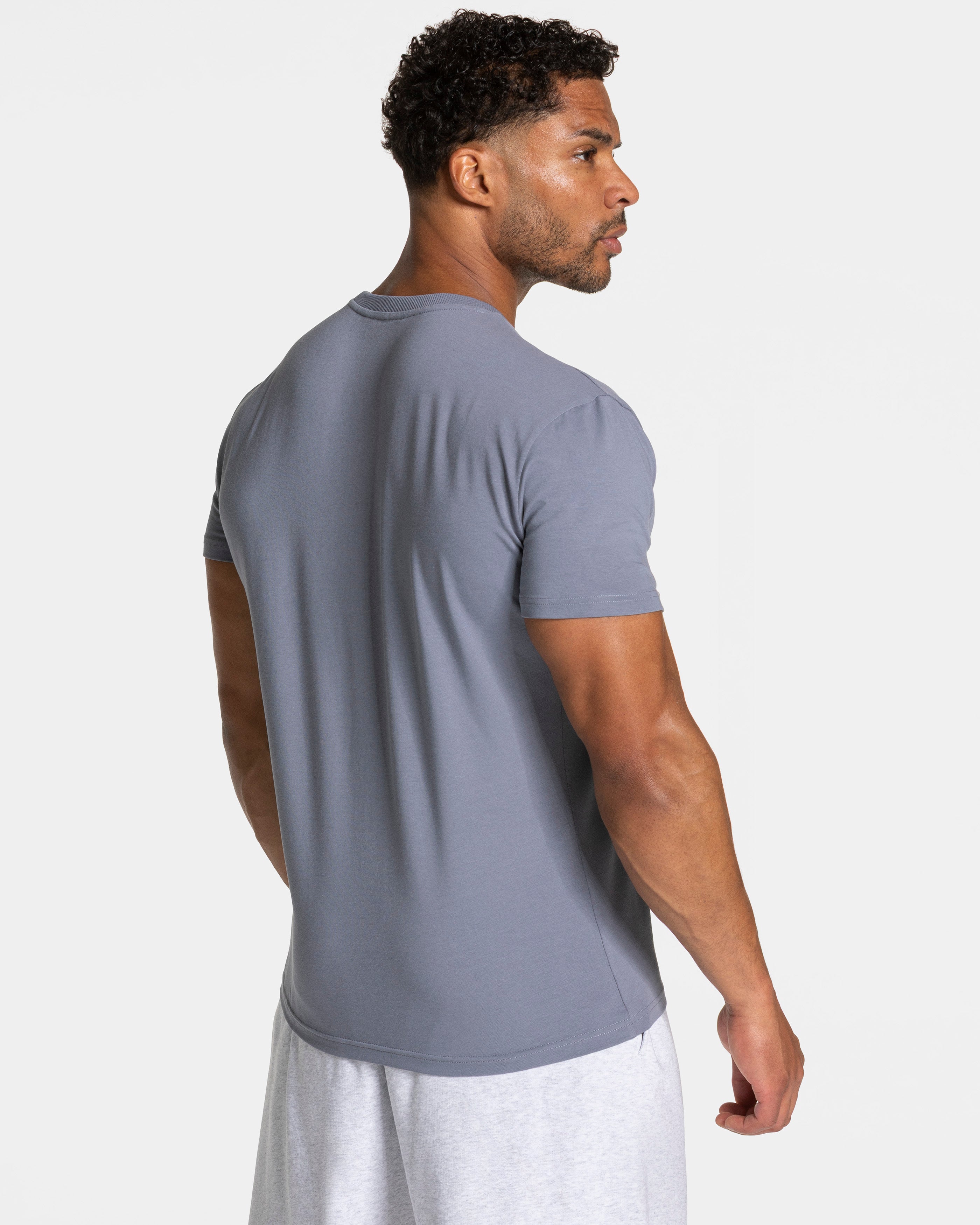 Timeless Pro Fitted T-Shirt "Eisgrau"