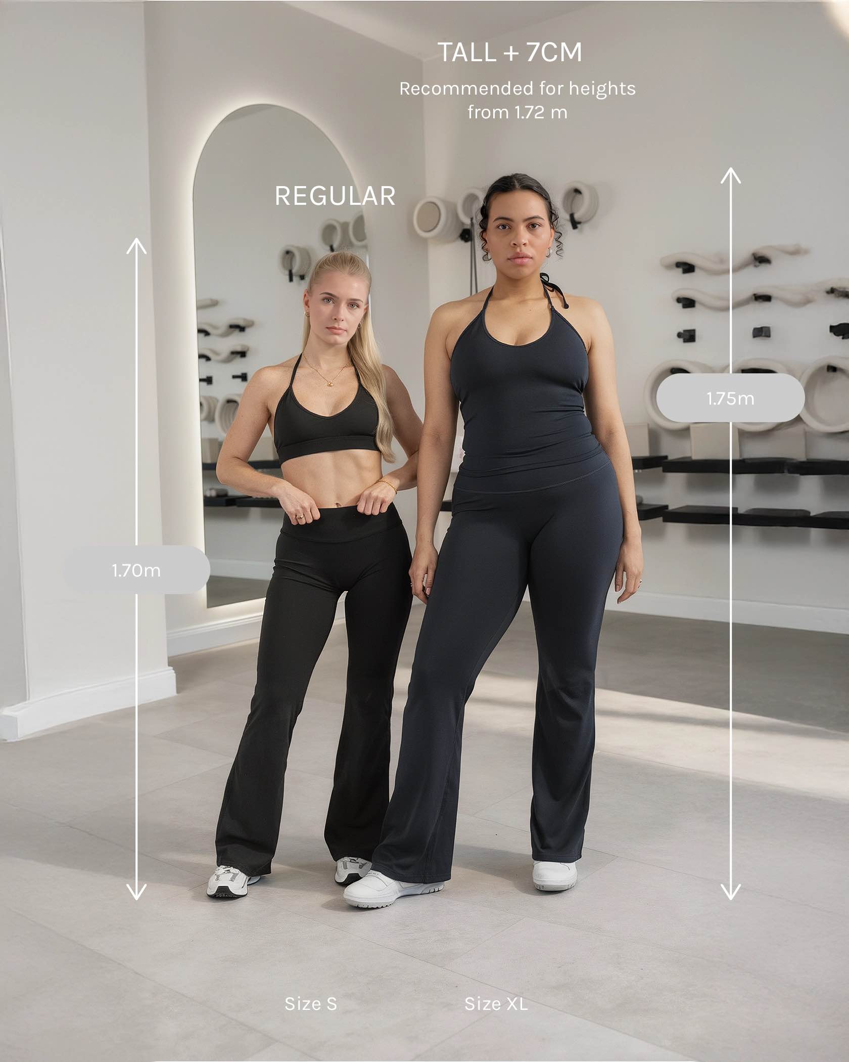 Allrounder Sculpt Scrunch Flared Leggings Regular "Cherry"